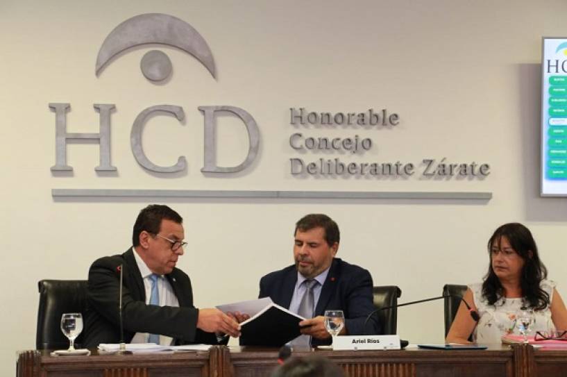 El Intendente Cáffaro abrió el período de sesiones del HCD