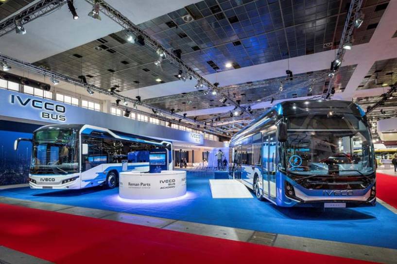 IVECO BUS presenta sus últimas innovaciones en transporte de pasajeros con cero emisiones en la feria Busworld de Bruselas