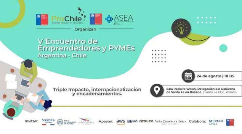 Rosario será sede de un importante evento que abrirá las puertas para emprendedores que quieran hacer negocios con Chile