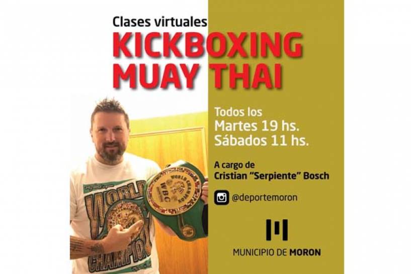 El municipio de Morón lanza un curso online de Kickboxing Muay Thai