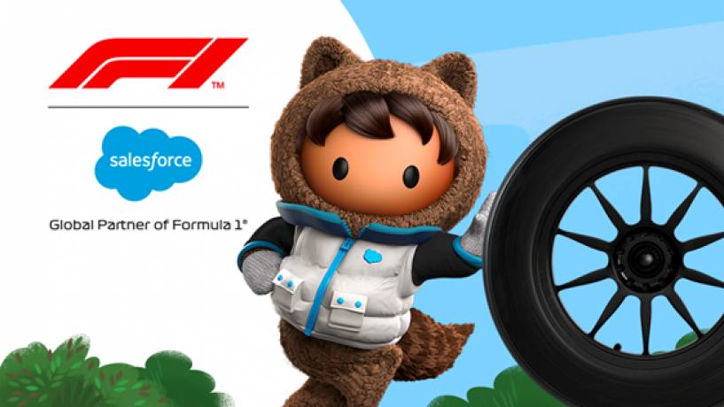 Salesforce revolucionará el compromiso de los fans de la Fórmula 1 y acelerará sus esfuerzos de sostenibilidad con una asociación de 5 años