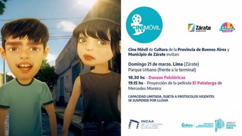 Lima: El Cine Móvil, este Domingo llega al Parque Urbano, al aire libre y bajo protocolos