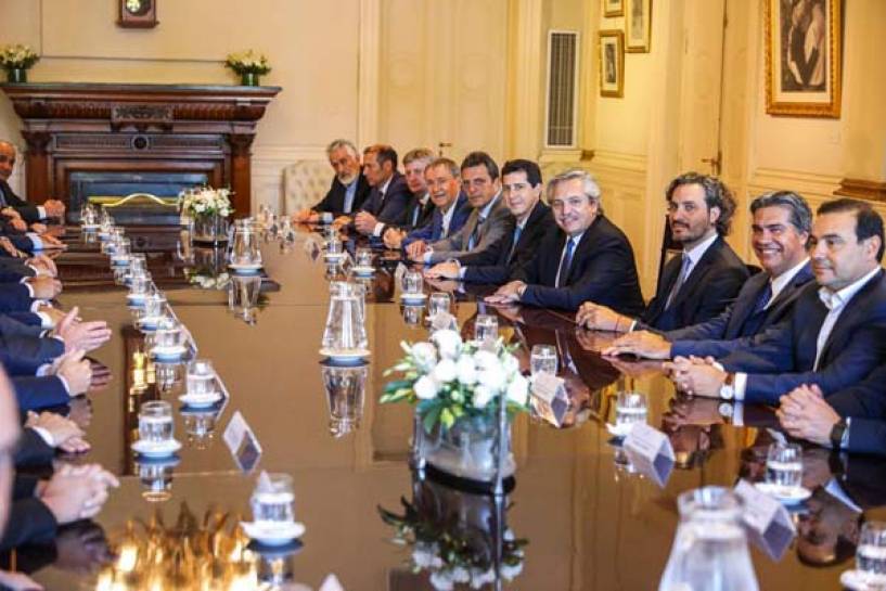 Consenso Fiscal 2019: El presidente Alberto Fernández recibió a los gobernadores y al jefe de Gobierno de la Ciudad de Buenos Aires