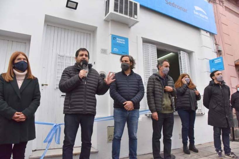 Moreira, Cafiero y Katopodis inauguraron un Centro de Atención de Consumos Problemáticos en San Martín
