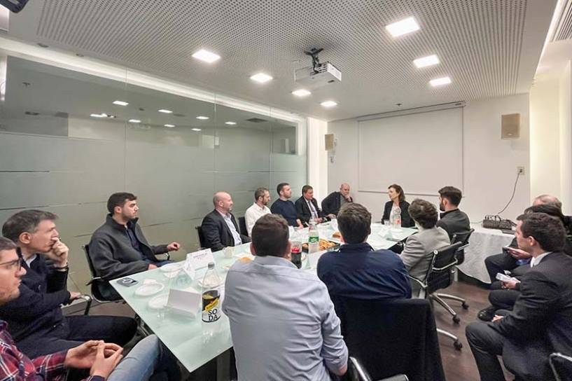 Mondino dialogó con empresas de Israel sobre proyectos para desarrollo del litio y cooperación en gestión hídrica