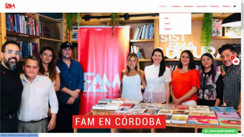 Fundación Arte Móvil lanza su tienda de arte online para comercializar obras, libros y objetos