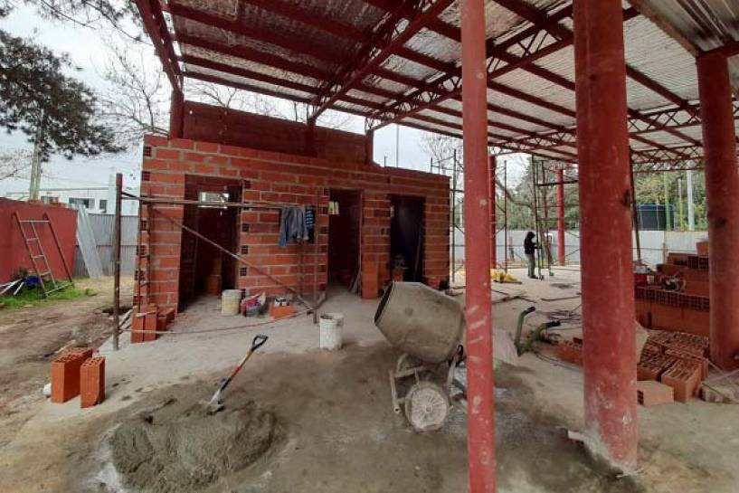 La Municipalidad de Escobar avanza con la construcción del nuevo Centro de Atención Primaria para la Salud “Juana Azurduy” del barrio Lambertuchi