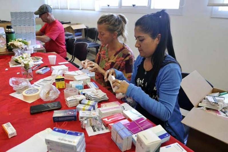 Los vecinos de Tigre se sumaron a la campaña de donación de medicamentos
