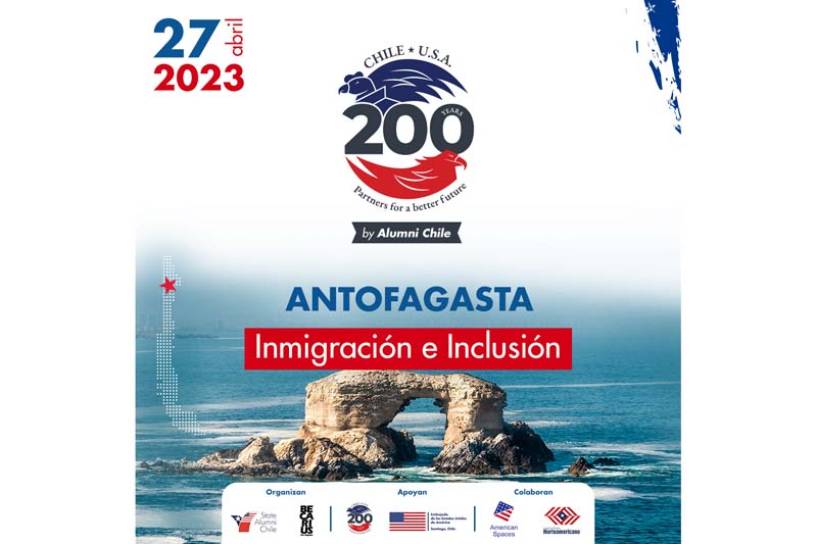 Antofagasta es la primera ciudad en conmemorar los 200 años de relaciones diplomáticas entre Chile y Estados Unidos