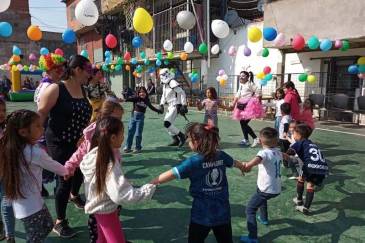 Con tres grandes festejos el Movimiento Evita celebró el mes de las infancias en Vicente López