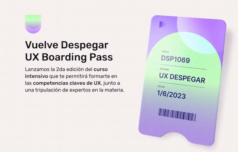 Despegar lanza la 2da edición de Despegar UX Boarding Pass, su programa de capacitación en UX