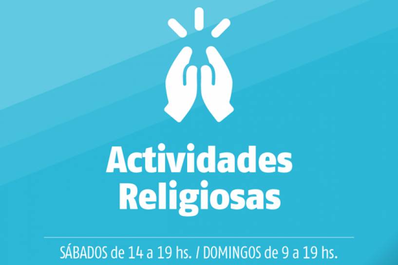 Municipio informa que pueden reanudarse las Actividades Religiosas, bajo estricto protocolo sanitario, emitido por el gobierno provincial