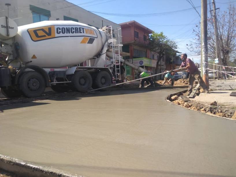 La Municipalidad de Escobar comenzó con la repavimentación del Boulevard 5 de Junio de Maquinista Savio