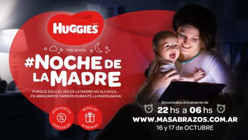 Huggies celebra a las mamás que abrazan 24/7