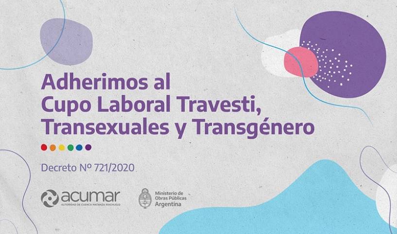 ACUMAR adhirió al Cupo Laboral Trans del sector Público Nacional