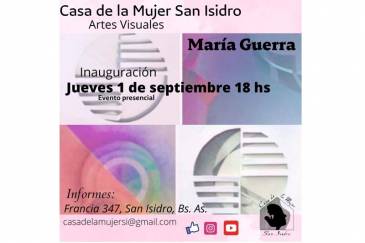 María Guerra exhibe sus obras en San Isidro