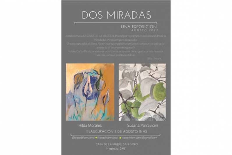 Hilda Morales y Susana Parravicini exhiben sus obras en San Isidro
