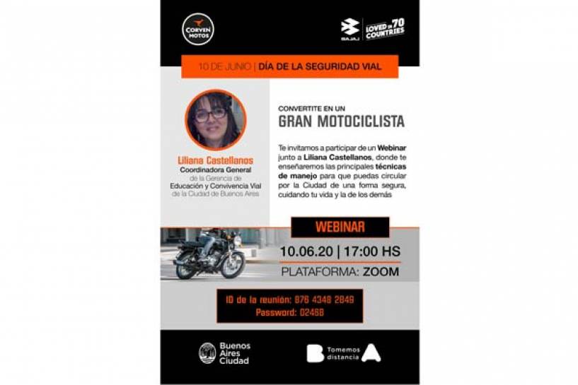 Corven Motos webinar: convertite en un gran Motociclista