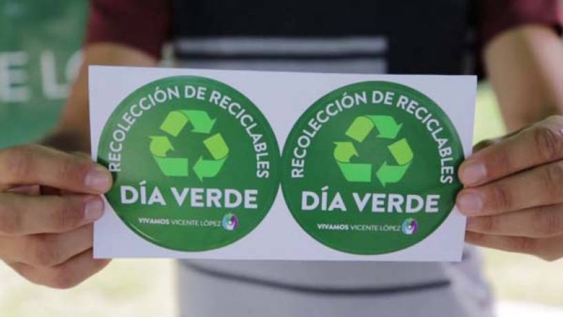 Vicente López sigue impulsando la recolección de residuos reciclables y montículos