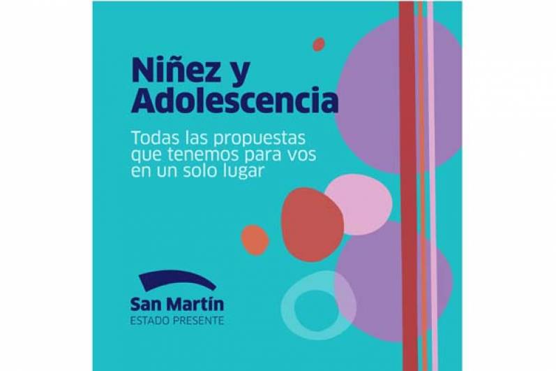 San Martín lanzó un nuevo sitio online de Niñez y Adolescencia