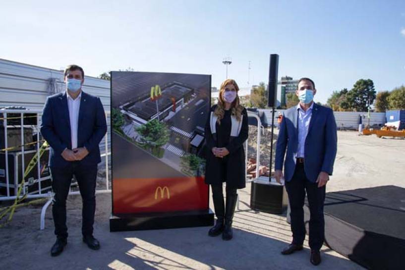 McDonald’s inicia la construcción de un nuevo local con un concepto sustentable y modular que construirá en tiempo récord