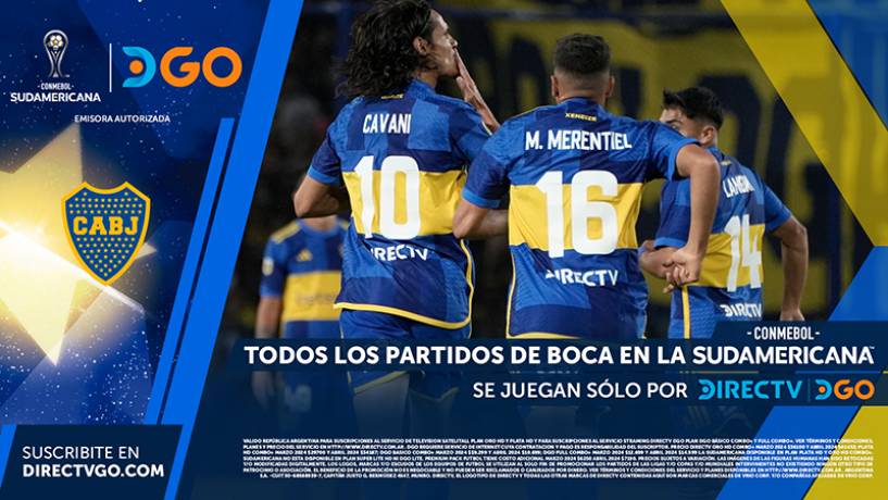 Cómo acceder a DGO para ver en exclusiva el debut de Boca en la Copa Sudamericana