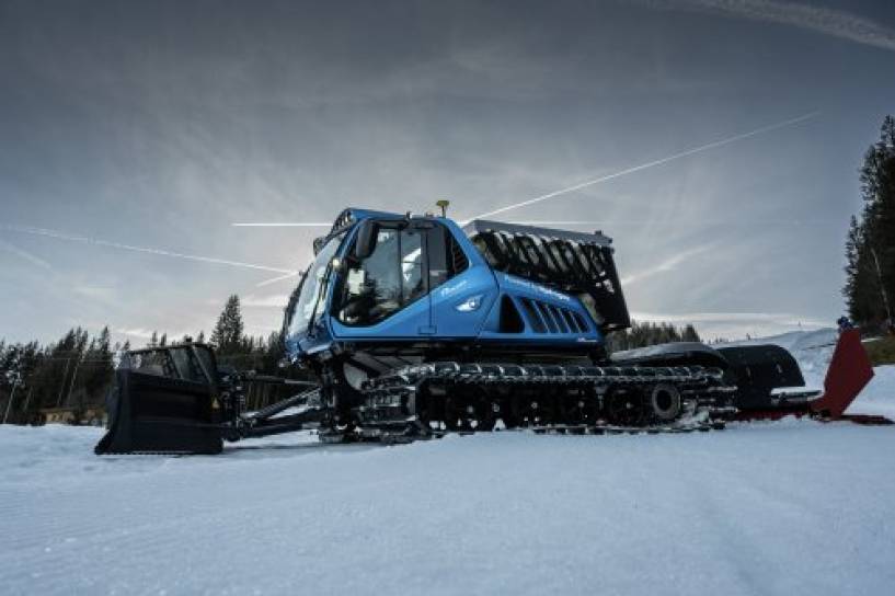 El nuevo motor de combustión de hidrógeno xc13 de FPT Industrial hace su debut en el campo en la Copa del Mundo de Esquí de Flachau junto con Prinoth