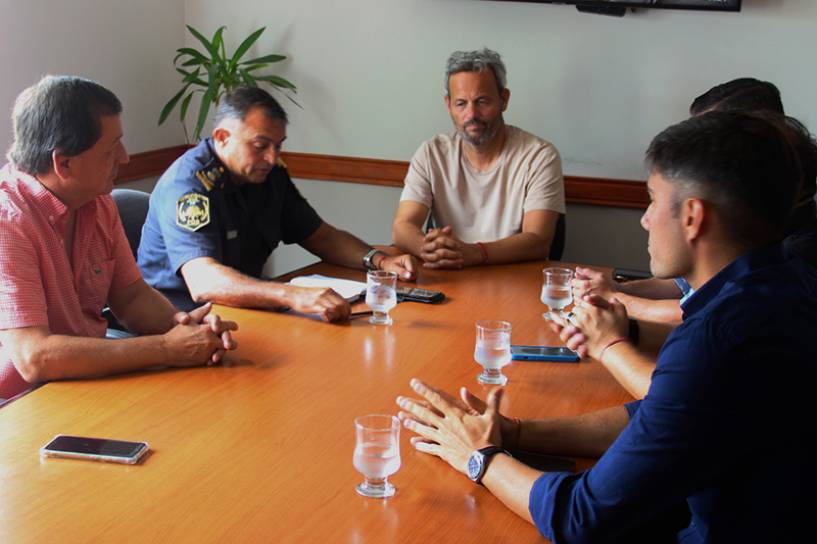 El Jefe Comunal se reunió con el nuevo Superintendente de Seguridad Región Interior Sur de la Policía Bonaerense