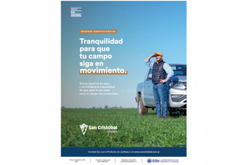 San Cristóbal Seguros presenta su campaña “Tranquilidad para que tu campo siga en movimiento”