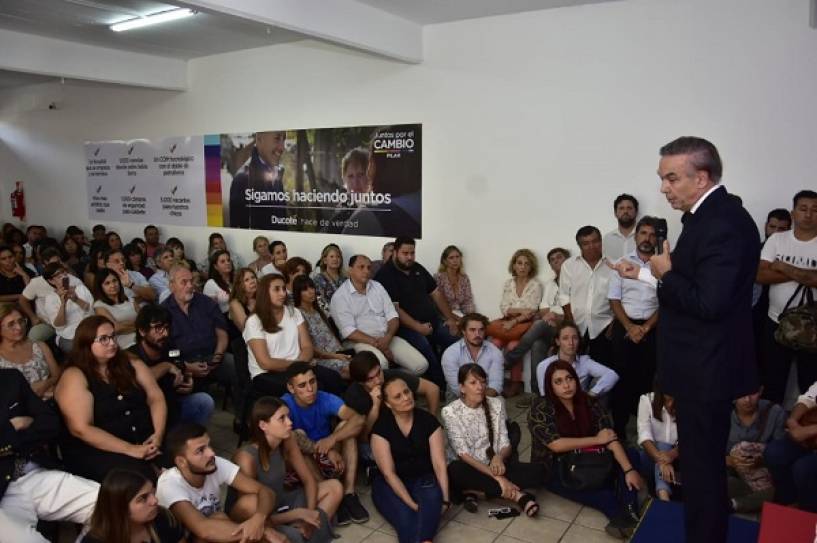 Pichetto estuvo en Pilar en un encuentro organizado por Juntos por el Cambio