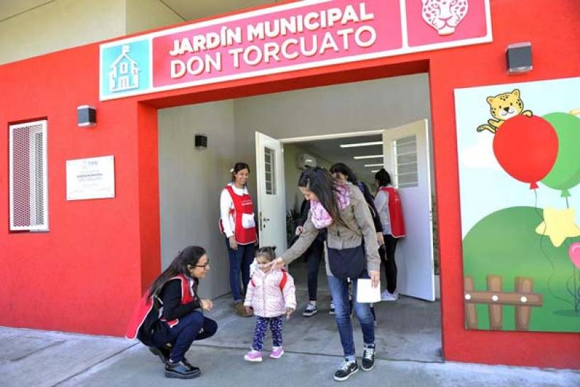 Comenzaron las clases en el primer jardín municipal en Don Torcuato
