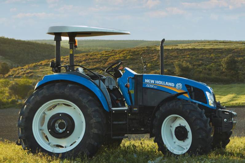 Un tractor New Holland es la primera máquina agrícola que se vende con criptogranos en Argentina