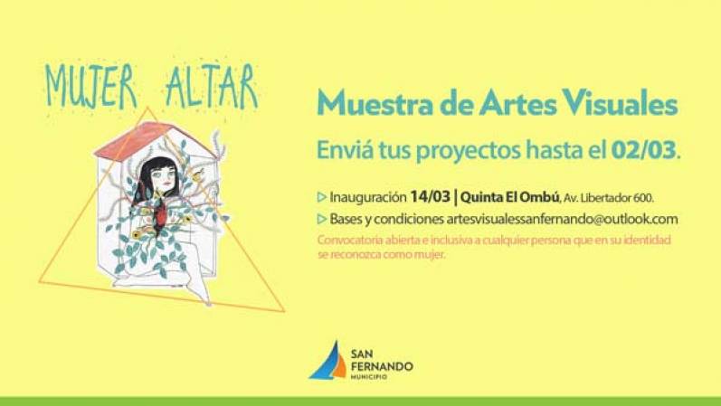 San Fernando abre la convocatoria para la muestra de artes visuales “Mujer Altar”