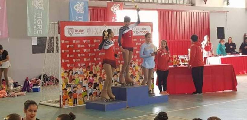 Gran convocatoria de alumnas de los polideportivos de Tigre en el Torneo Municipal de Patín Artístico