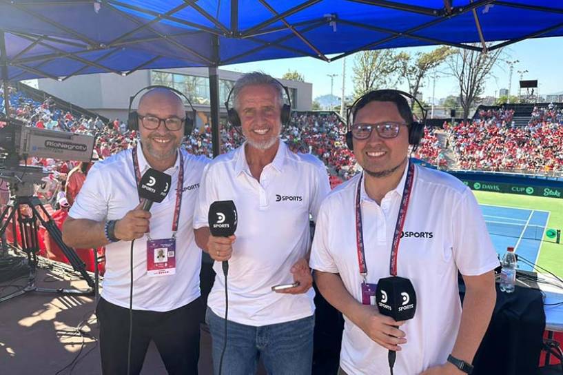 DSPORTS arrasó en audiencia en Chile con la transmisión exclusiva de Copa Davis