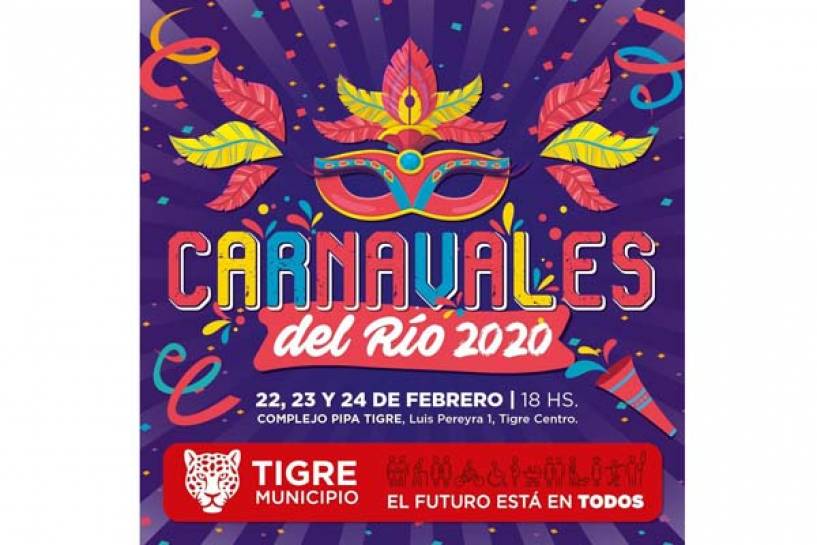 Mañana comienzan los Carnavales del Río 2020 en Tigre