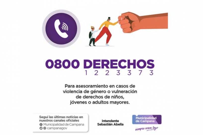 El 0800 122 3373, línea de escucha y contención ante casos de vulnerabilidad de derechos y violencias de género