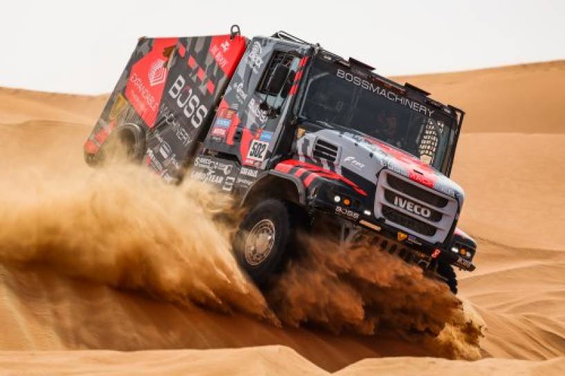 Dakar 2023: victoria y gran desempeño del equipo para los camiones Iveco powered by FPT Industrial