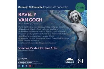 Charla sobre el arte, Amor y obsesión de Maurice Ravel y Vincent Van Gogh
