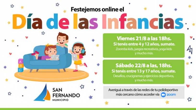 San Fernando continúa celebrando el ‘Día de las Infancias’ por plataformas virtuales