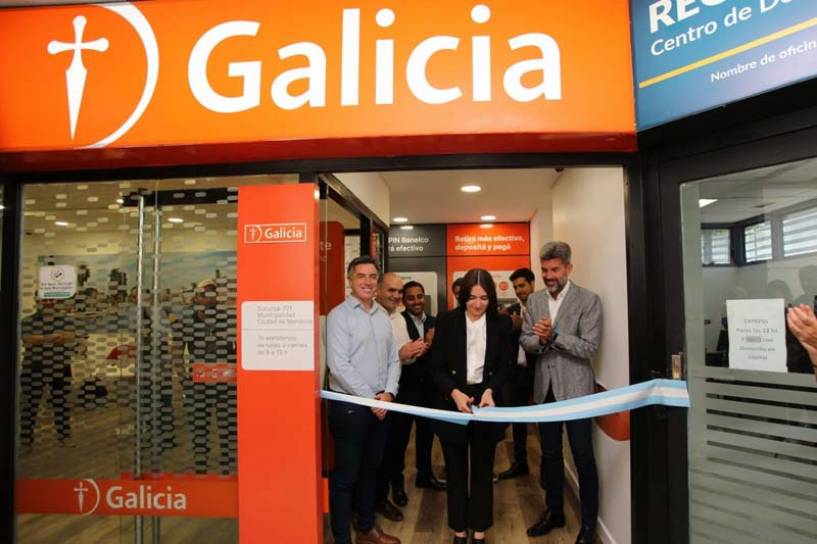 Banco Galicia, el Agente Financiero de la Municipalidad de la Ciudad de Mendoza, inauguró su 11° sucursal en la provincia
