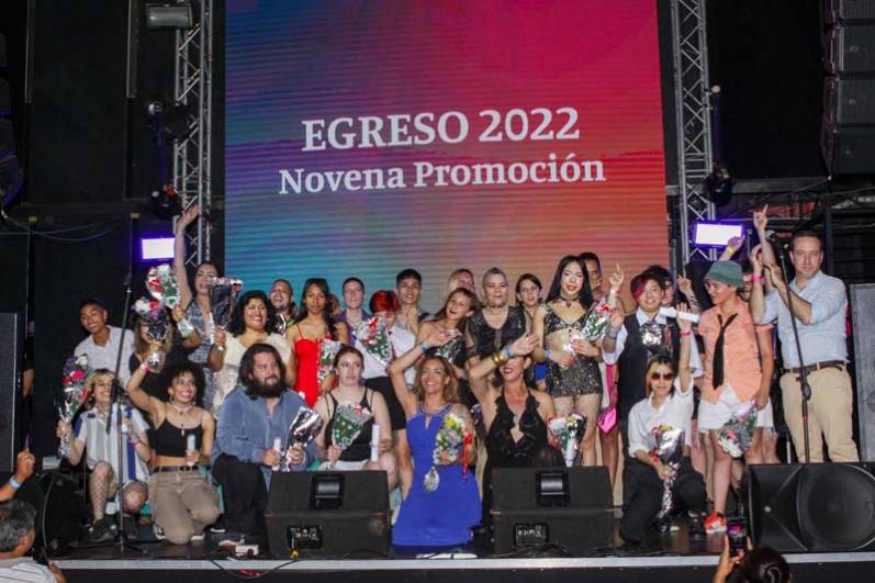 Mocha Celis celebra el cierre de año de la Asociación Civil en conjunto con el egreso de la novena promoción de egresades del Bachillerato Popular Travesti/Trans