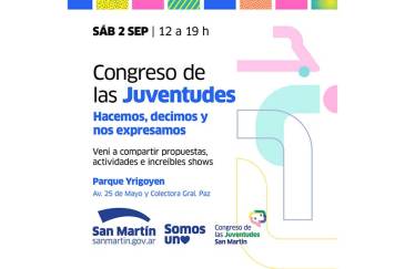 San Martín realizará el Primer Congreso de las Juventudes