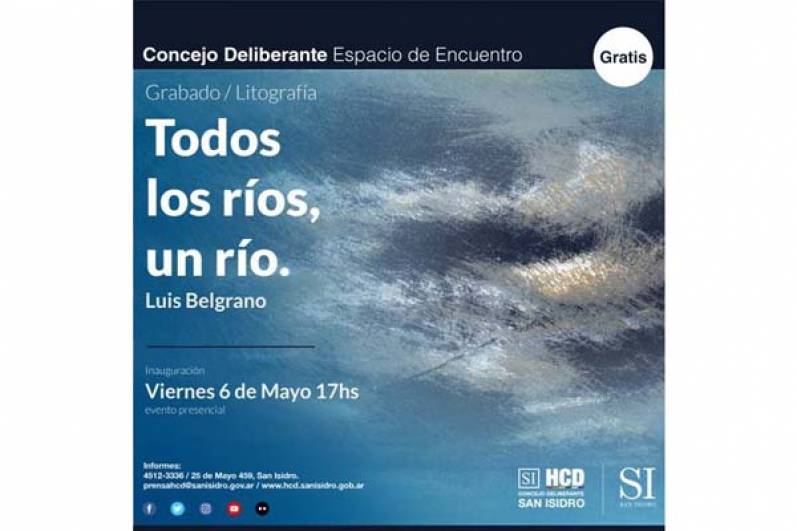 Luis Belgrano expone grabados y litografías sobre el Rio de la Plata