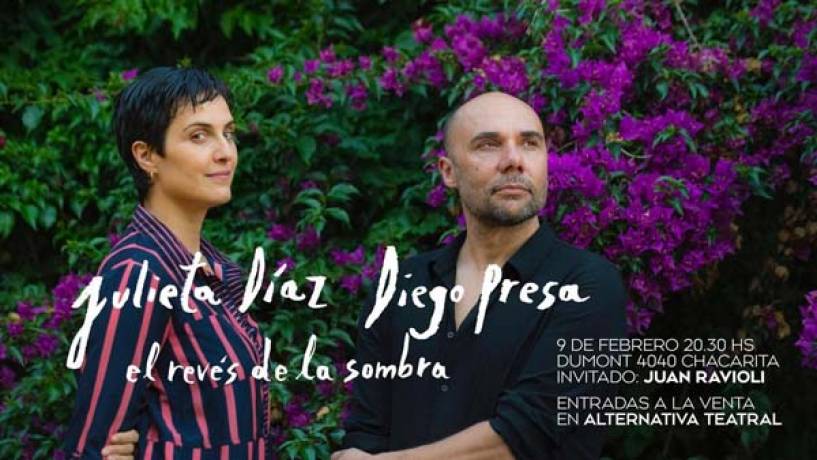 Julieta Díaz y Diego Presa su primer disco juntos en vivo y estrenan videoclip