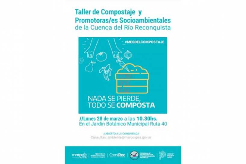 Lanzamiento de los talleres de compostaje en la Cuenca del Río Reconquista