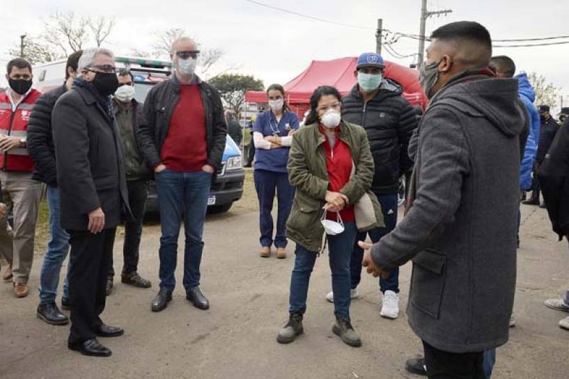 Tigre: Ante el aumento de casos de coronavirus, se intensifican los controles en el barrio San Jorge