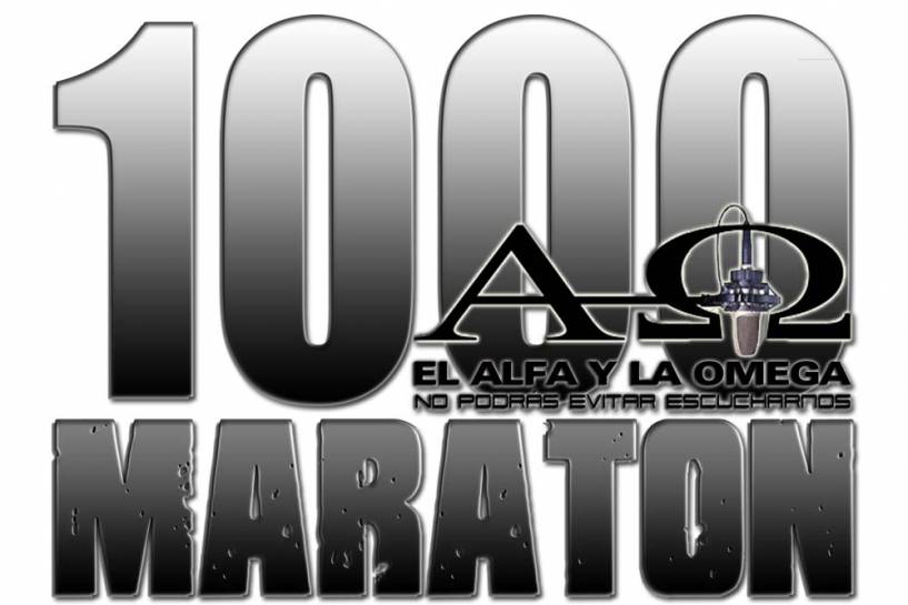 Maratón EL ALFA Y LA OMEGA 1000 programas