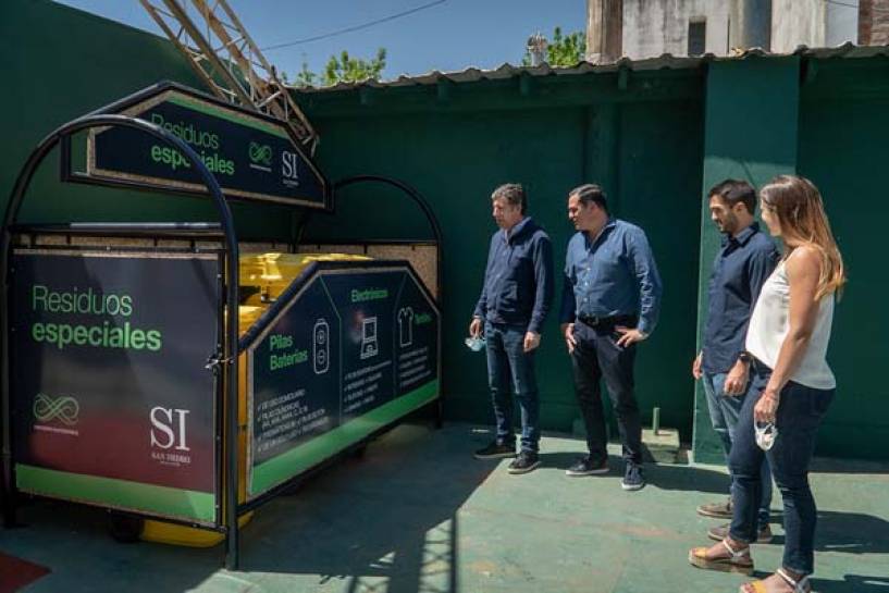 El municipio inauguró una estación para residuos especiales