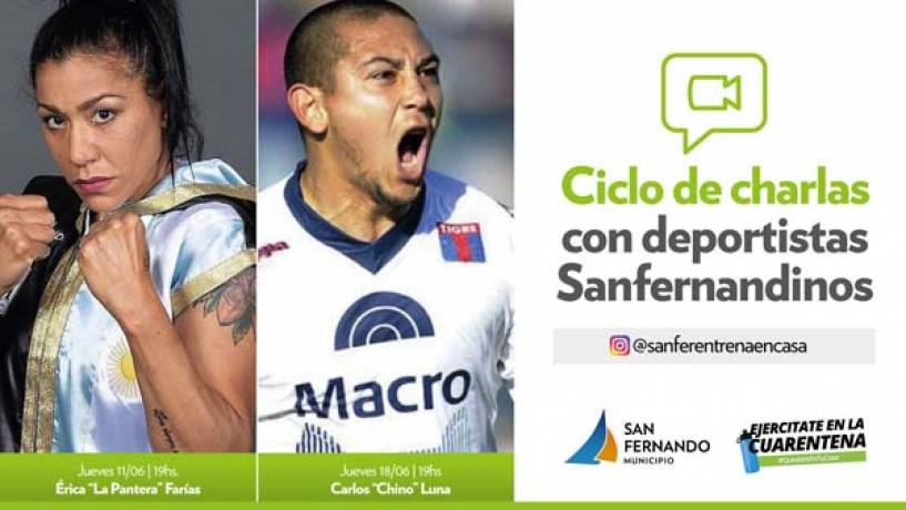 San Fernando transmitirá charlas con deportistas en vivo por Instagram